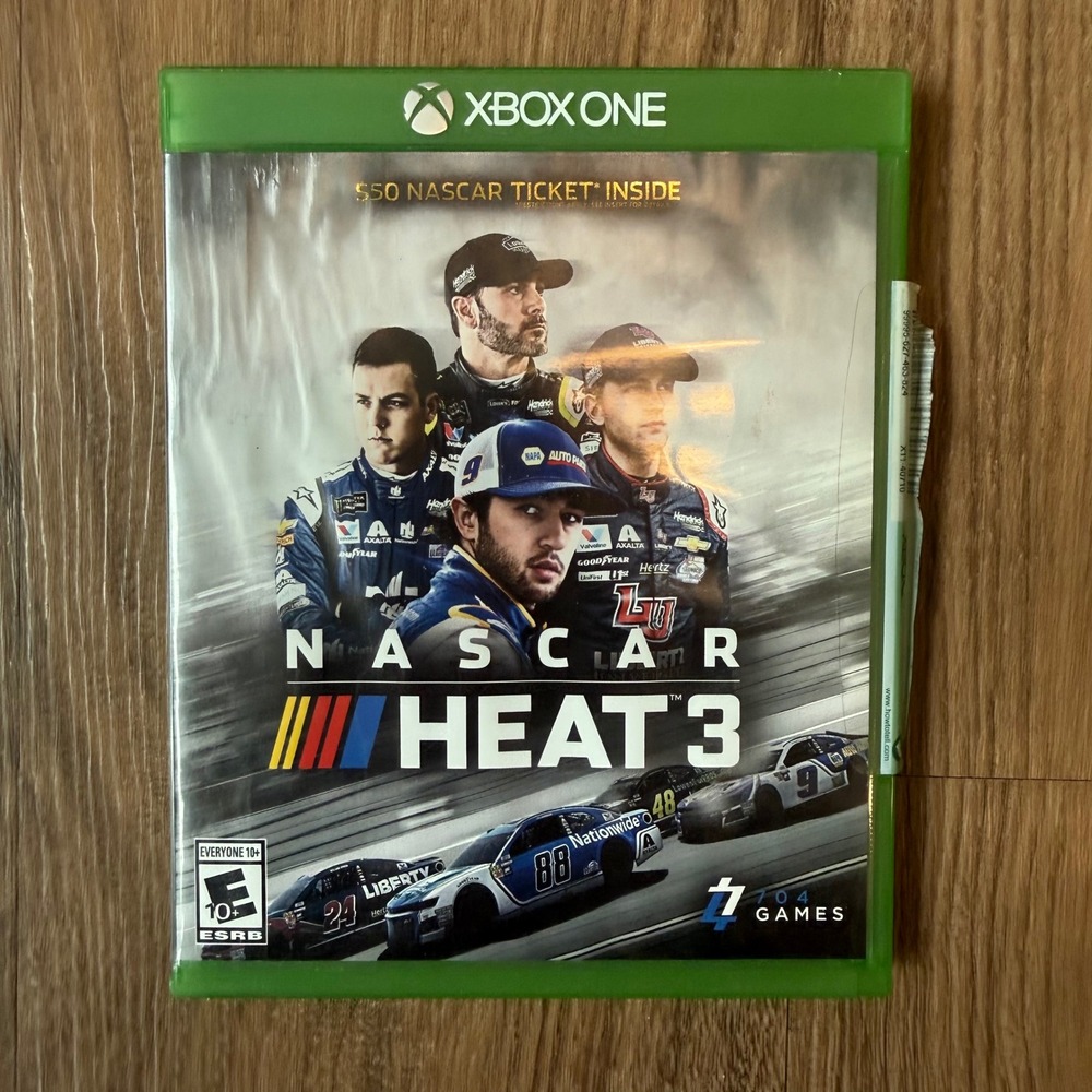 NASCAR Heat 3 Microsoft Xbox One 2018 Racing Game 704Games Disc & Case